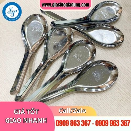 muỗng inox vuông ngắn gia ssir rẻ tận gốc không qua trung gian