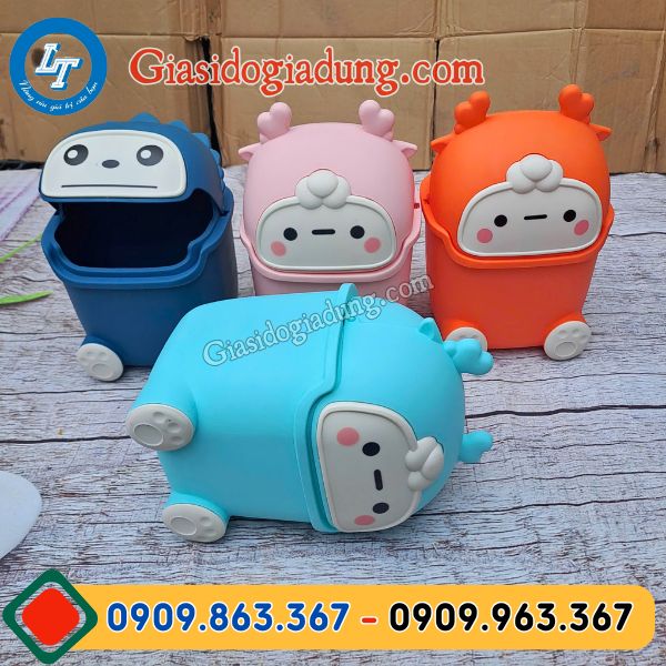 nguồn cung thùng rác để bàn mini cute giá rẻ chính hãng