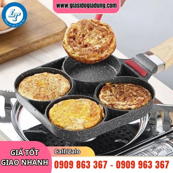 nguồn sỉ chảo 4 ngăn chống dính giá rẻ chất lượng