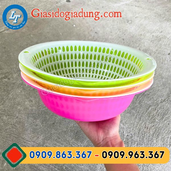 nơi nhập sỉ bộ thau rổ nhựa oval giá rẻ đủ màu đủ size tại kho miền nam