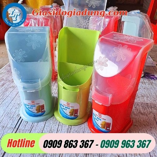 ống đựng đũa muỗng có nắp giá sỉ rẻ chất lượng tại tphcm