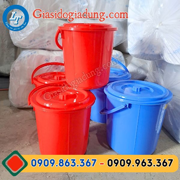 phân phối sỉ rẻ xô nhựa đủ màu giá ưu đãi tận xưởng