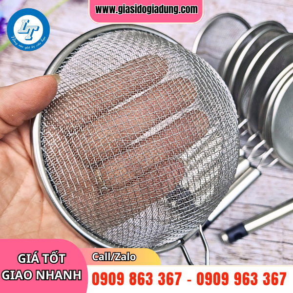 rây lọc inox 2 lớp giá sỉ chất lượng cao
