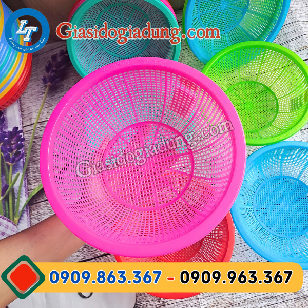 rổ gạo tròn lỗ nhỏ bền đẹp giá sỉ tốt