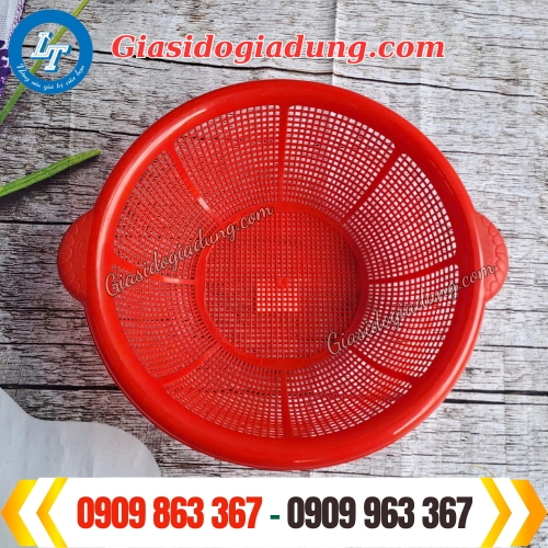 rổ nhựa tròn có tay cầm giá sỉ tốt tphcm