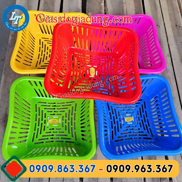 rổ nhựa vuông giá rẻ tận gốc