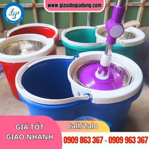 sỉ bộ cây lau nhà 360 độ giá rẻ tận gốc