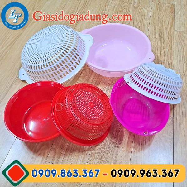 sỉ các loại bộ thau rổ nhựa giá rẻ chất lượng cao