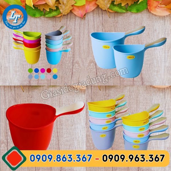 sỉ các loại gáo nhựa múc nước giá rẻ chất lượng cao
