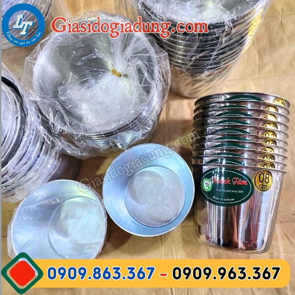 sỉ các loại ly inox 304 làm đá giá rẻ chất lượng cao