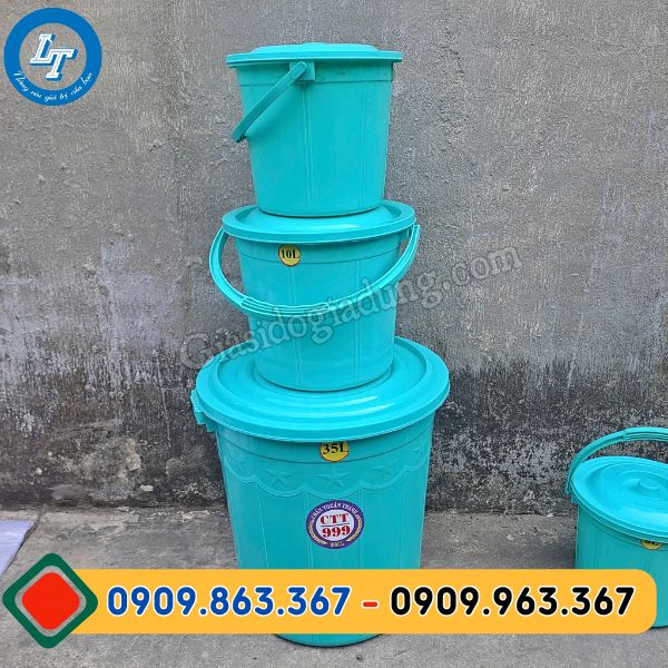 sỉ các loại xô nhựa thùng nhựa giá rẻ chất lượng cao