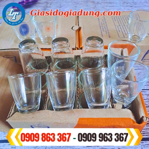 sỉ giá rẻ ly thủy tinh nhỏ uống rượu giao tận nơi