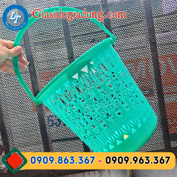 sọt nhựa tròn có quai đủ mầu mã giá sỉ trực tiép tại nhà máy