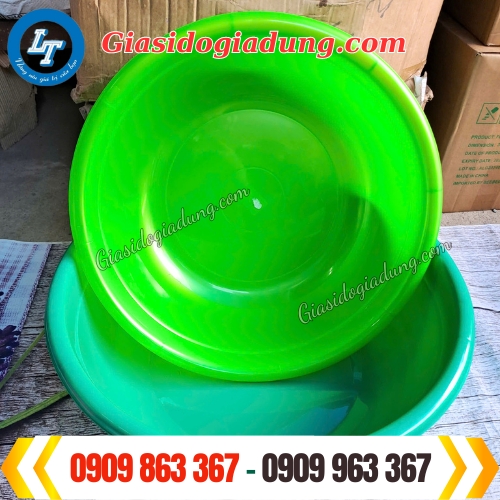 thau nhựa tròn cỡ trung giá sỉ chất lượng tốt
