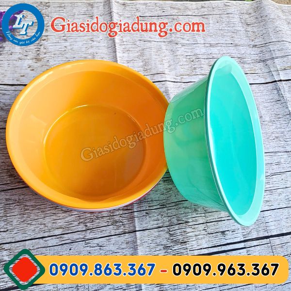 thau nhựa tròn kiểu đủ màu giá rẻ tận gốc