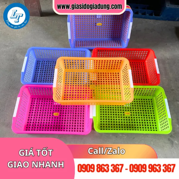 RỔ NHỰA CHỮ NHẬT