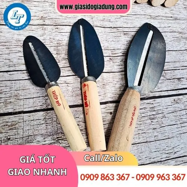 DÀO BÀO 2 LƯỠI CÁN GỖ