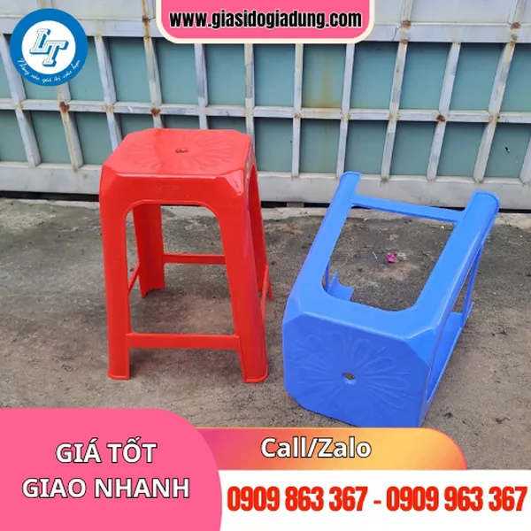 GHẾ NHỰA CAO VUÔNG