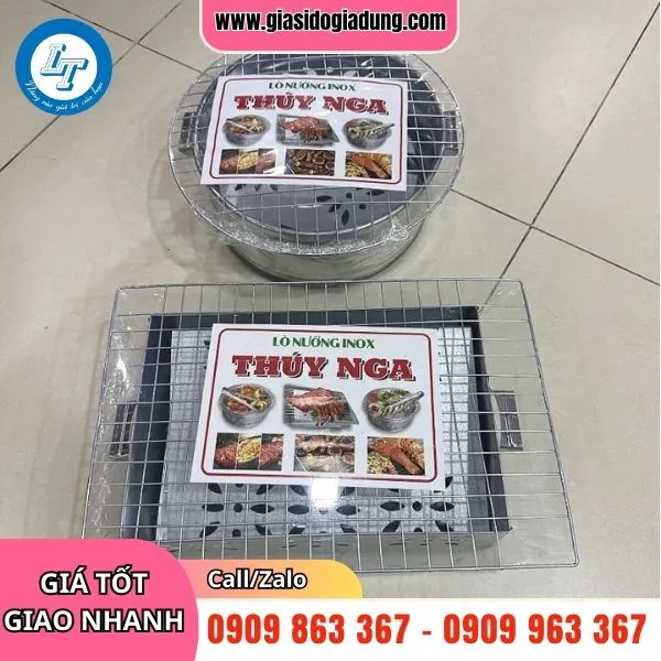 LÒ NƯỚNG THAN INOX