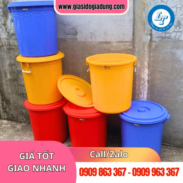 XÔ NHỰA CÓ NẮP