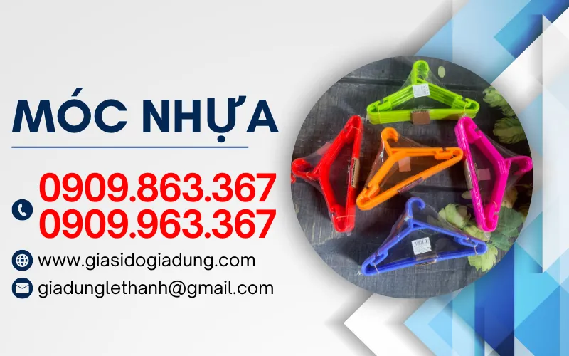 BÁN MÓC NHỰA GIÁ SỈ TẠI TPHCM
