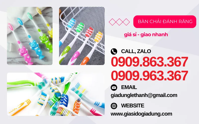 BÀN CHẢI ĐÁNH RĂNG GIÁ SỈ TẠI TPHCM