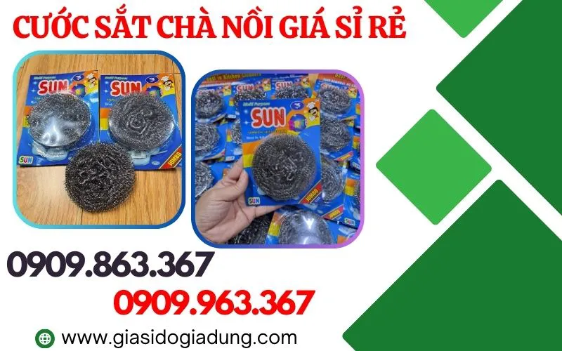 NƠI LẤY SỈ CƯỚC SẮT CHÙI NỒI GIÁ TỐT