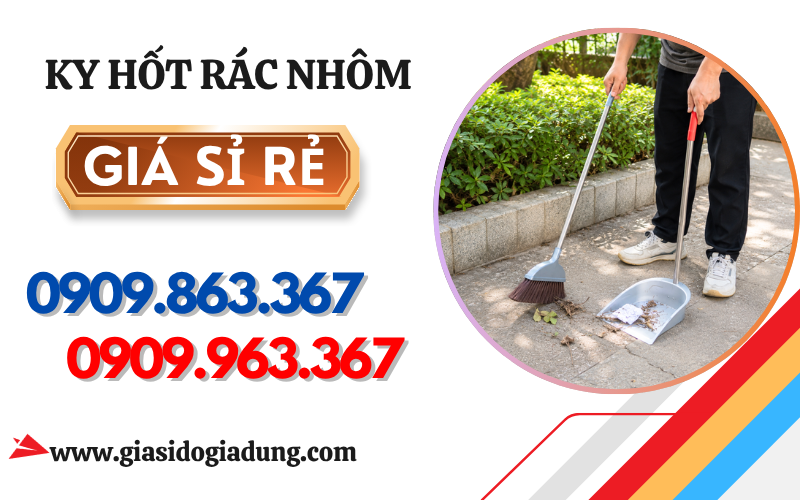 NGUỒN KY HỐT RÁC NHÔM CÁN INOX GIÁ SỈ MIỀN NAM