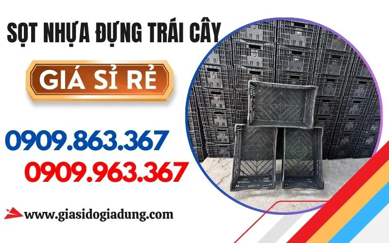 SỌT NHỰA ĐỰNG TRÁI CÂY GIÁ SỈ TẬN GỐC, BỀN ĐẸP, GIAO HÀNG TOÀN QUỐC
