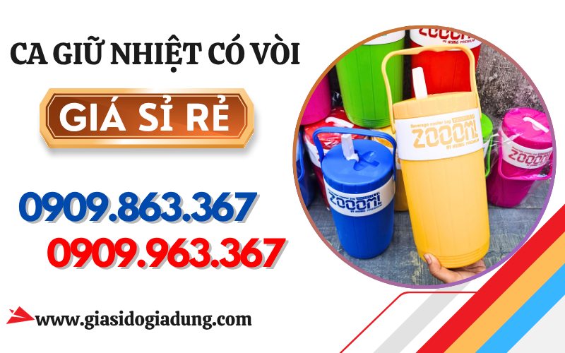 CA GIỮ NHIỆT CÓ VÒI - GIỮ NÓNG LẠNH, RÓT NƯỚC TIỆN LỢI