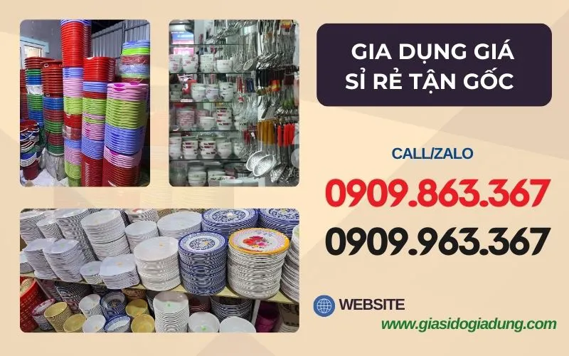 MỐI SỈ ĐỒ GIA DỤNG ĐỦ LOẠI GIÁ RẺ KHU VỰC PHÍA NAM
