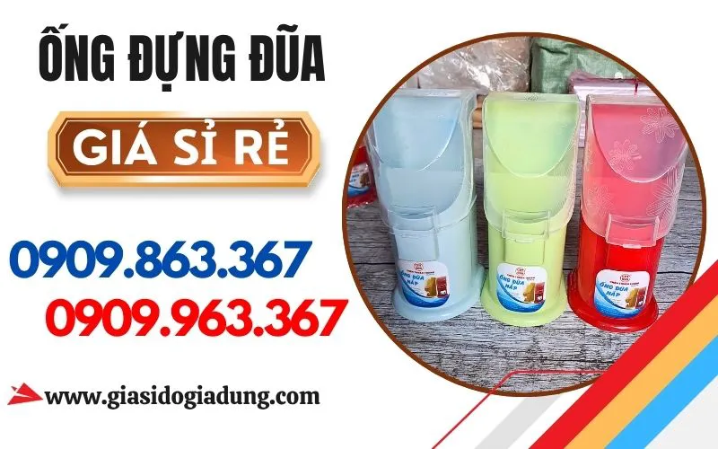 Bỏ sỉ Ống đựng đũa có nắp, không nắp giá rẻ bao ship HCM