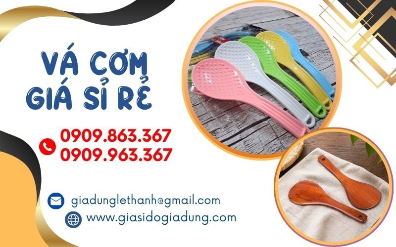 VÁ CƠM CHỐNG DÍNH GIÁ RẺ TẠI HCM