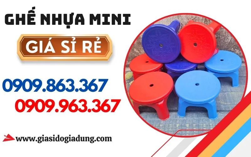 GHẾ NHỰA MINI ĐỦ MẪU GIÁ SỈ RẺ CHẤT LƯỢNG