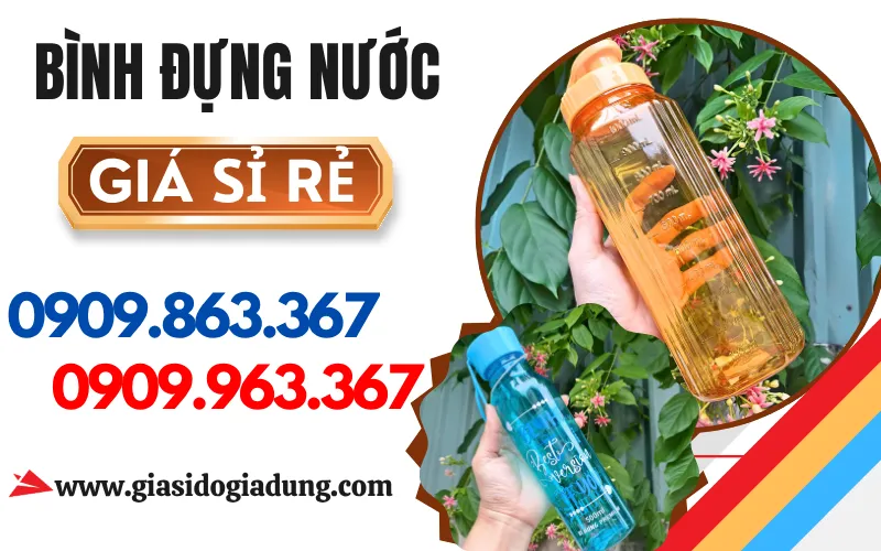 SỈ BÌNH NƯỚC NHỰA 500ML ĐẾN 2L GIÁ RẺ CHẤT LƯỢNG
