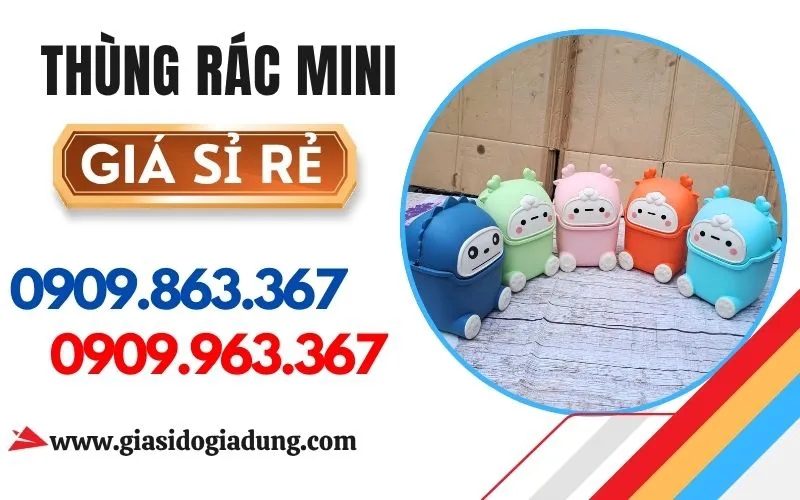 THÙNG RÁC ĐỂ BÀN MINI CUTE GIÁ SỈ RẺ TẬN GỐC