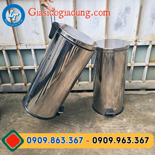 thùng đựng rác inox bền chắc giá sỉ tại xưởng