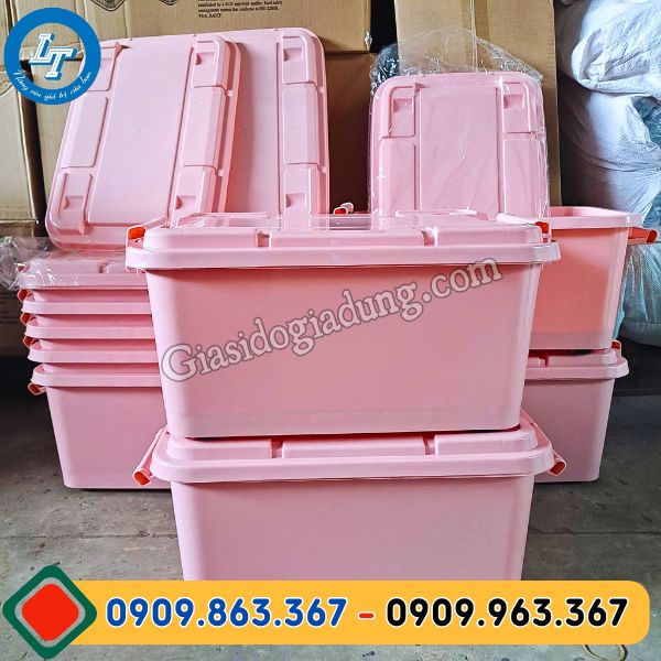 thùng nhựa đa năng có bánh xe giá sỉ tốt tận xưởng