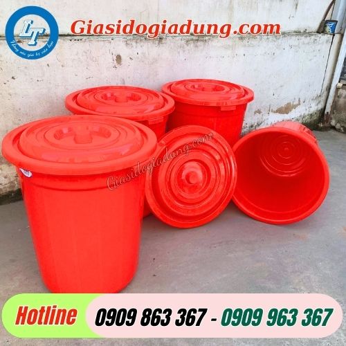 thùng nhựa tròn đựng nước giá sỉ rẻ tại xưởng