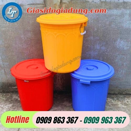 thùng nhựa tròn đủ dung tích giá sỉ rẻ miễn ship tphcm
