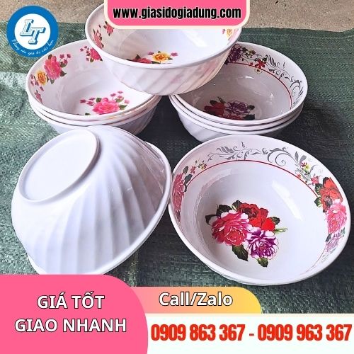 tô nhựa mica lớn giá sỉ rẻ an toàn đựng thực phẩm