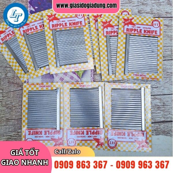 tổng kho sỉ dao chặn rau củ lượn sóng giá rẻ nhất thị trường