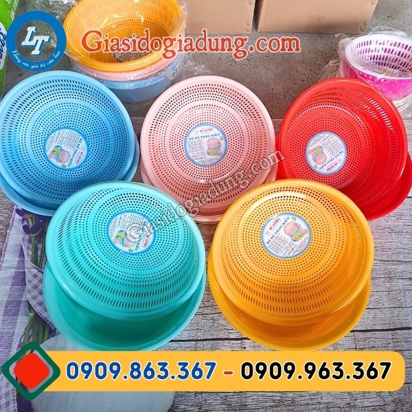 tổng kho sỉ rẻ bộ thau rổ nhựa đủ mẫu giá gốc