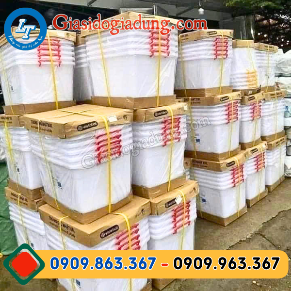 tổng kho sỉ rẻ thùng nhựa chữ nhật đa năng đủ màu đủ size cho đại lý