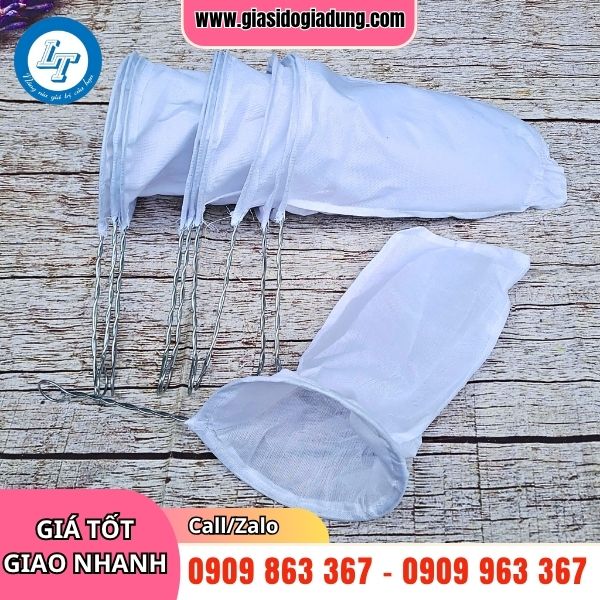 vợt lọc trà bằng vải giá sỉ rẻ tận xưởng miền nam