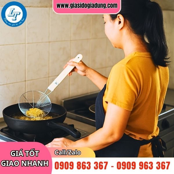 vợt vòng inox cán gỗ giá sỉ tại tphcm