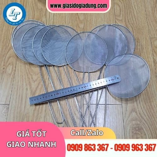 vợt vớt bọt inox cán dài giá sỉ rẻ chất lượng
