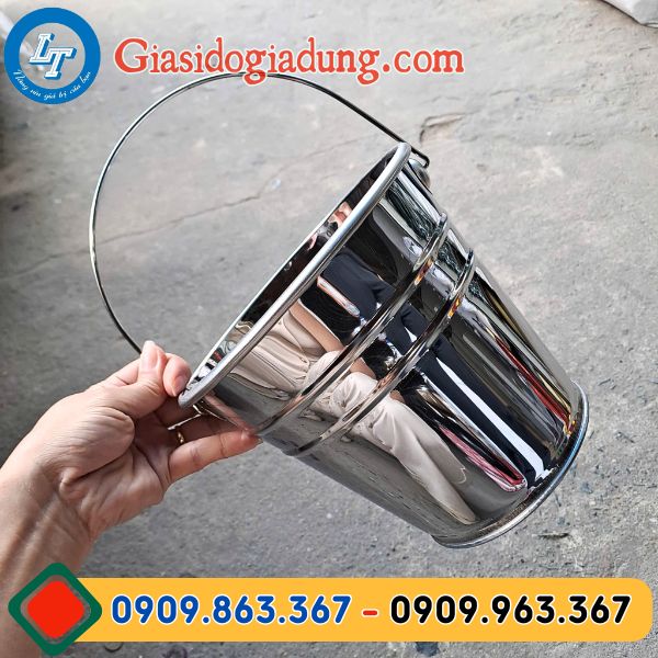 xô đựng đá inox 3 lít giá sỉ rẻ tận xưởng