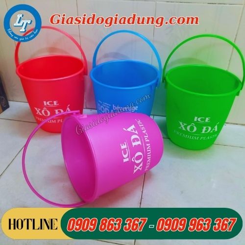 xô đưungj đá nhựa đủ màu giá sỉ cực rẻ cho cửa hàng