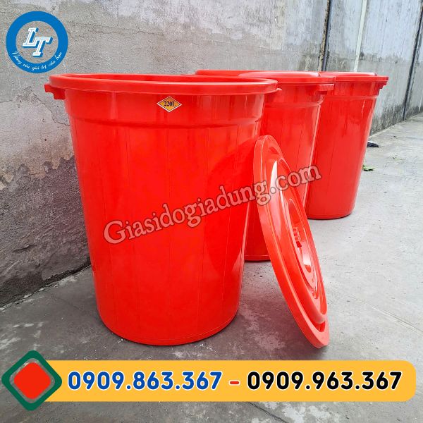 xô nhựa 220 lít giá rẻ uy tín chất lượng tại tphcm